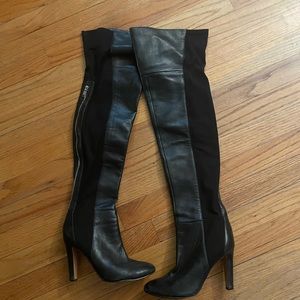 Nine West Thigh High Boota w/zipper sz 5.5